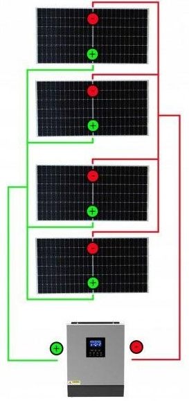 Система резервного живлення PGFotowoltaika Off-Grid PGF OG-5500 MPPT 5.5 KW + WiFi + сонячна панель Rosen Solar Mono Cells, 8 шт + акумулятор відгуки - зображення 5