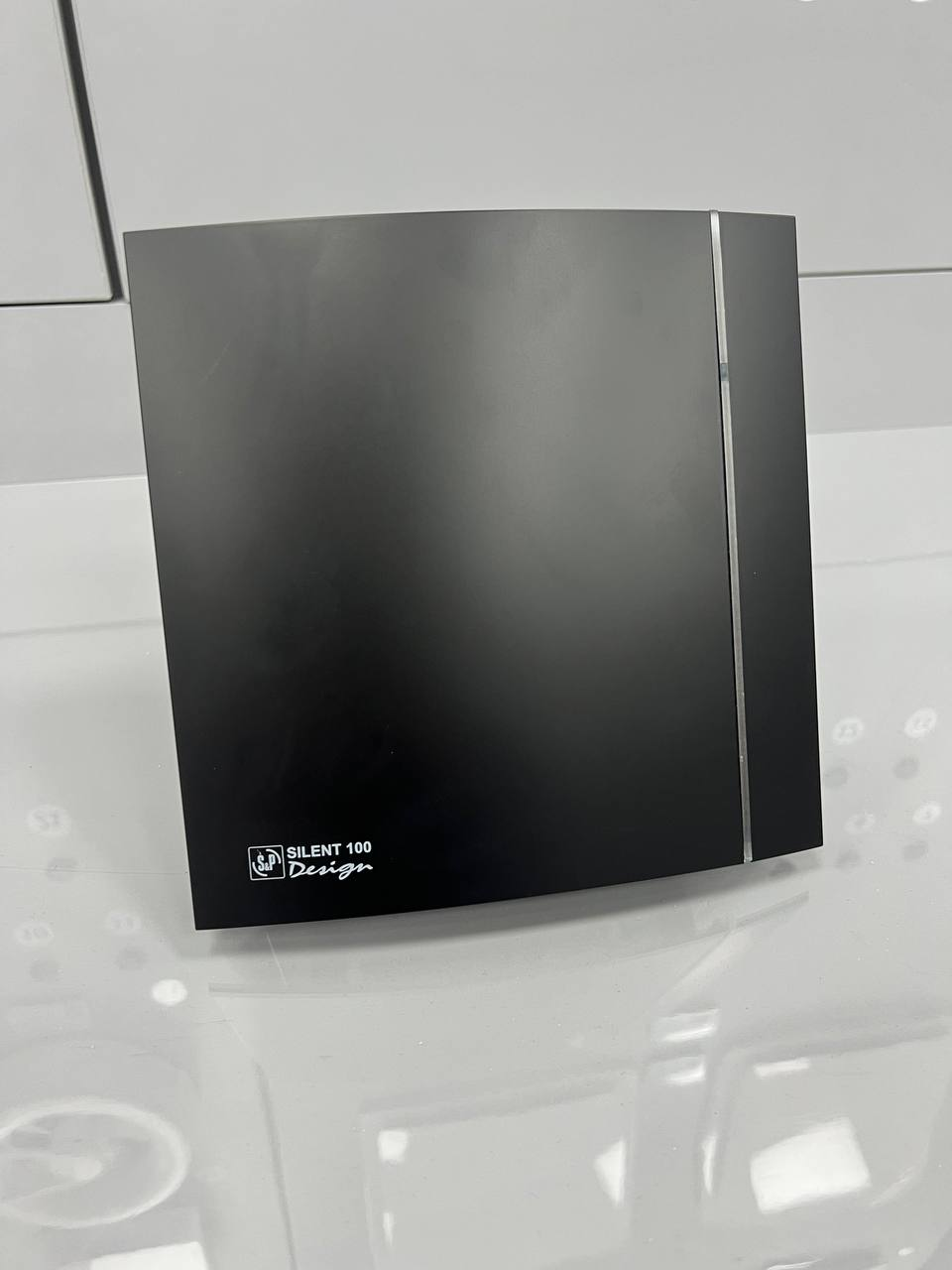 Вытяжной вентилятор Soler&Palau Silent-100 CZ Matt Black Design-4C уценка цена 2420 грн - фотография 2