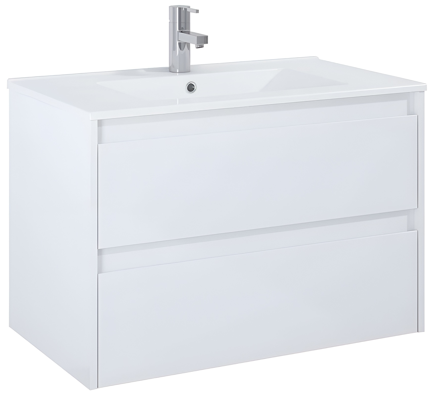 Тумба для ванной с умывальником Roca Claudia 800 White matt (A857795529+A3272A4000)