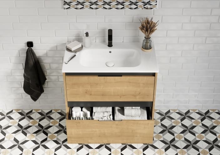 Тумба с умывальником Roca Alpine Unik 600 (A852012464) цена 17200 грн - фотография 2