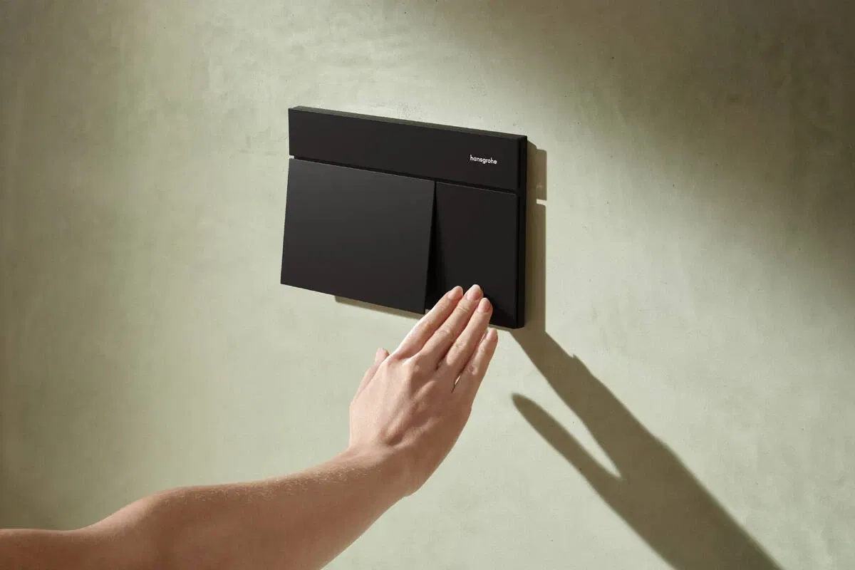 в продаже Панель смыва для инсталляции Hansgrohe iFrame Element E Black Matt 66003670 - фото 3