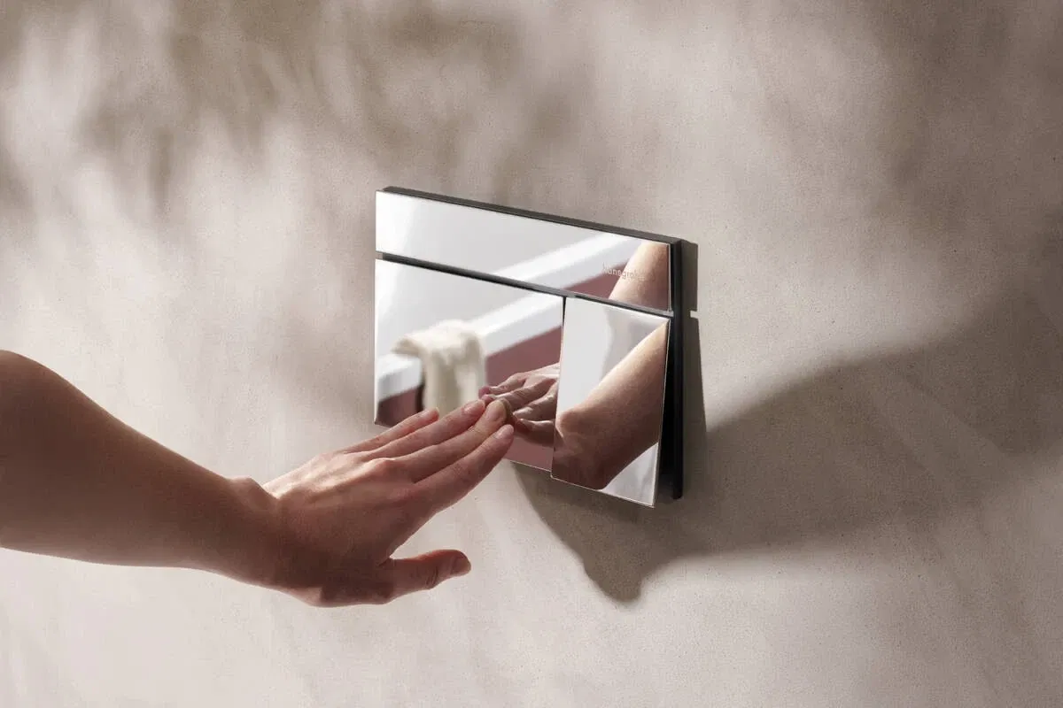 Панель змиву для інсталяції Hansgrohe iFrame Element E Chrome 66003000 ціна 15300 грн - фотографія 2