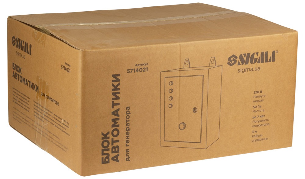 Блок автоматики для генератора Sigma 5714021 обзор - фото 8