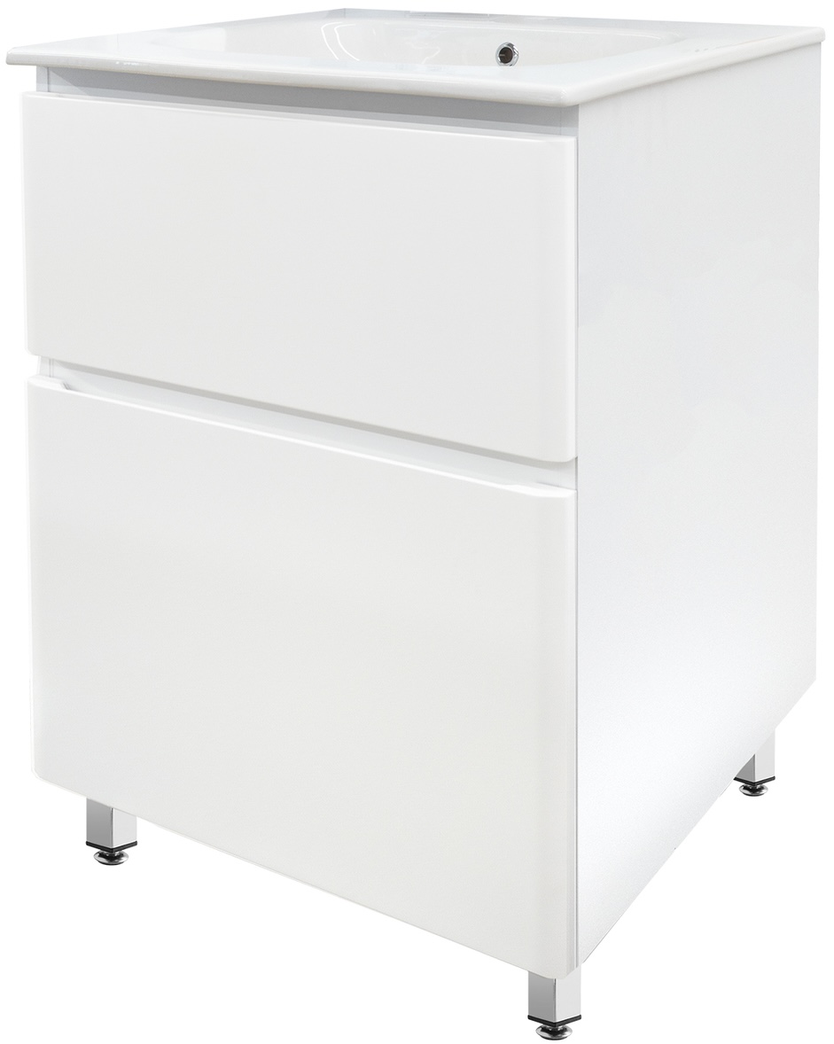 Тумба для ванної з умивальником. Air-Line Emily білий (Em-80)
