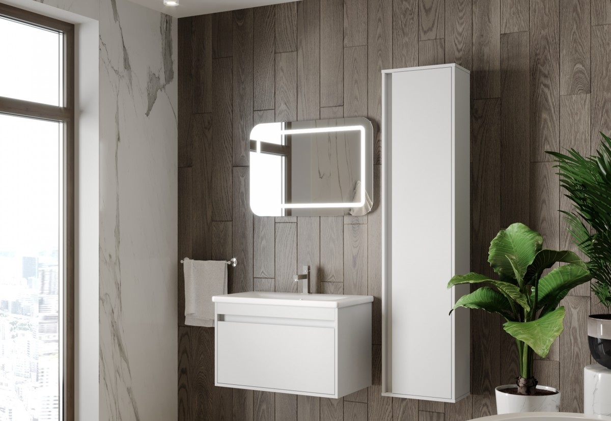 Тумба с умывальником Juventa Malta дуб вотан (Mlt-80) цена 10710 грн - фотография 2