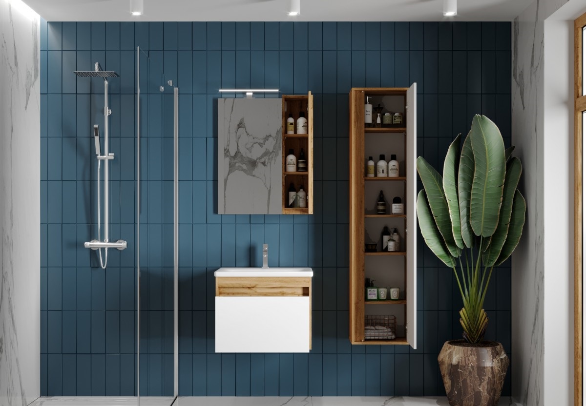 в продаже Тумба с умывальником Juventa Malta дуб вотан (Mlt-80) - фото 3