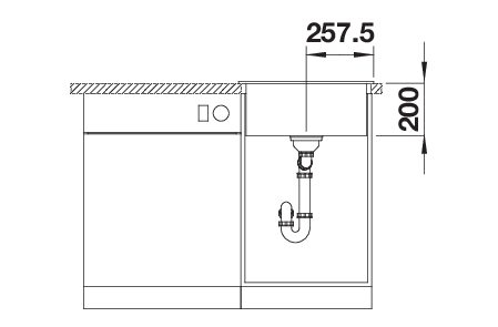 Blanco Naya 5 (527127) Габаритные размеры