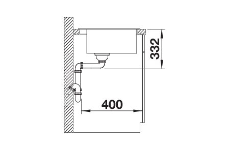 Blanco Naya 5 (527127) Габаритные размеры