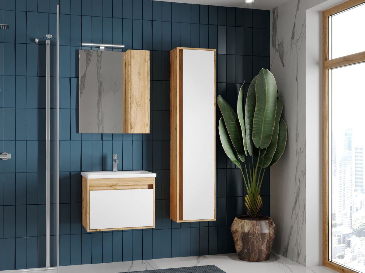 Тумба с умывальником Juventa Malta дуб вотан (Mlt-65) цена 10395 грн - фотография 2