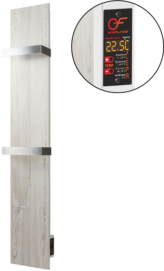 Полотенцесушитель Flyme 420T (2) белое дерево