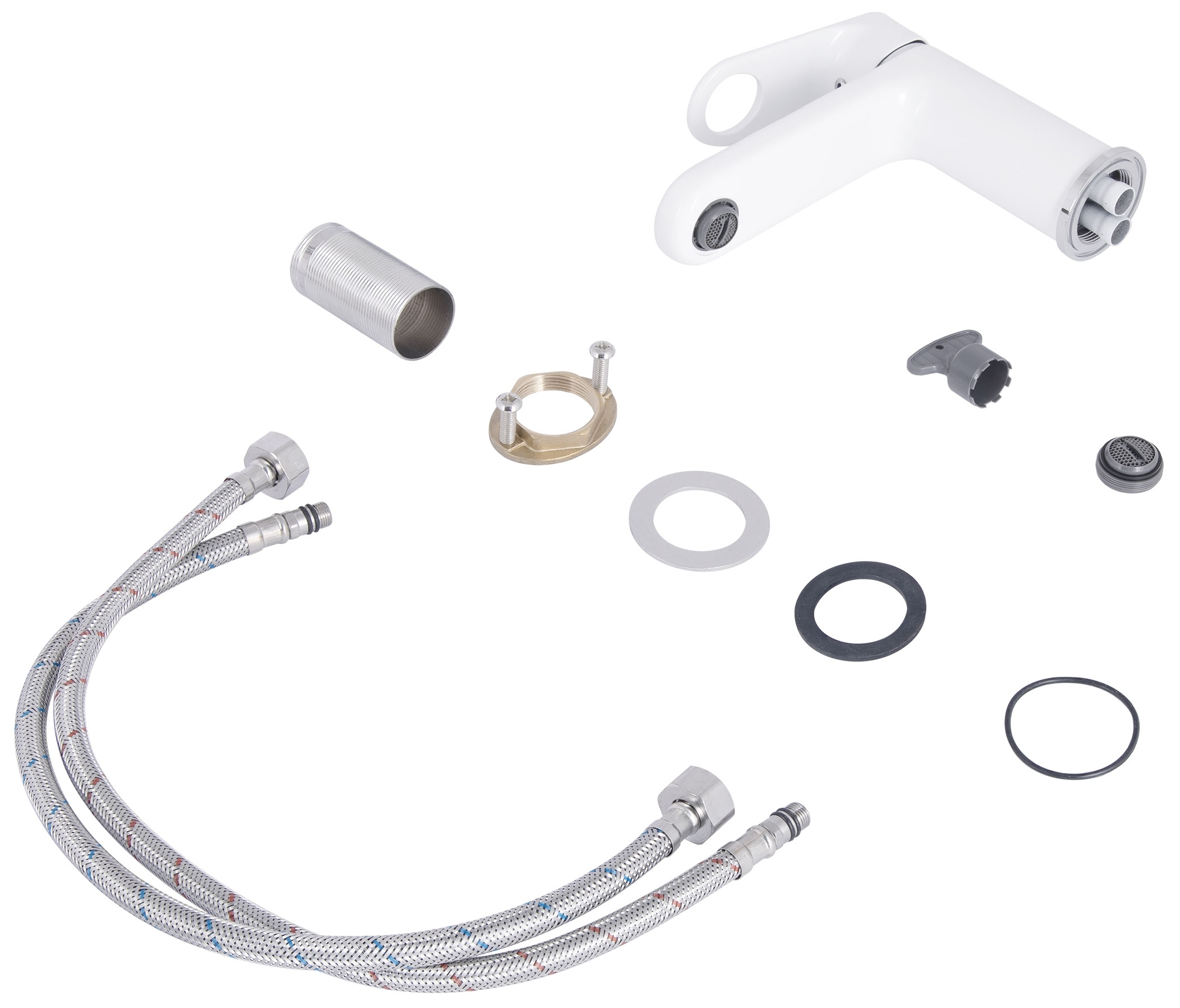 в продаже Смеситель Q-Tap Jay QTJAY270CRW45551 Chrome/White - фото 3