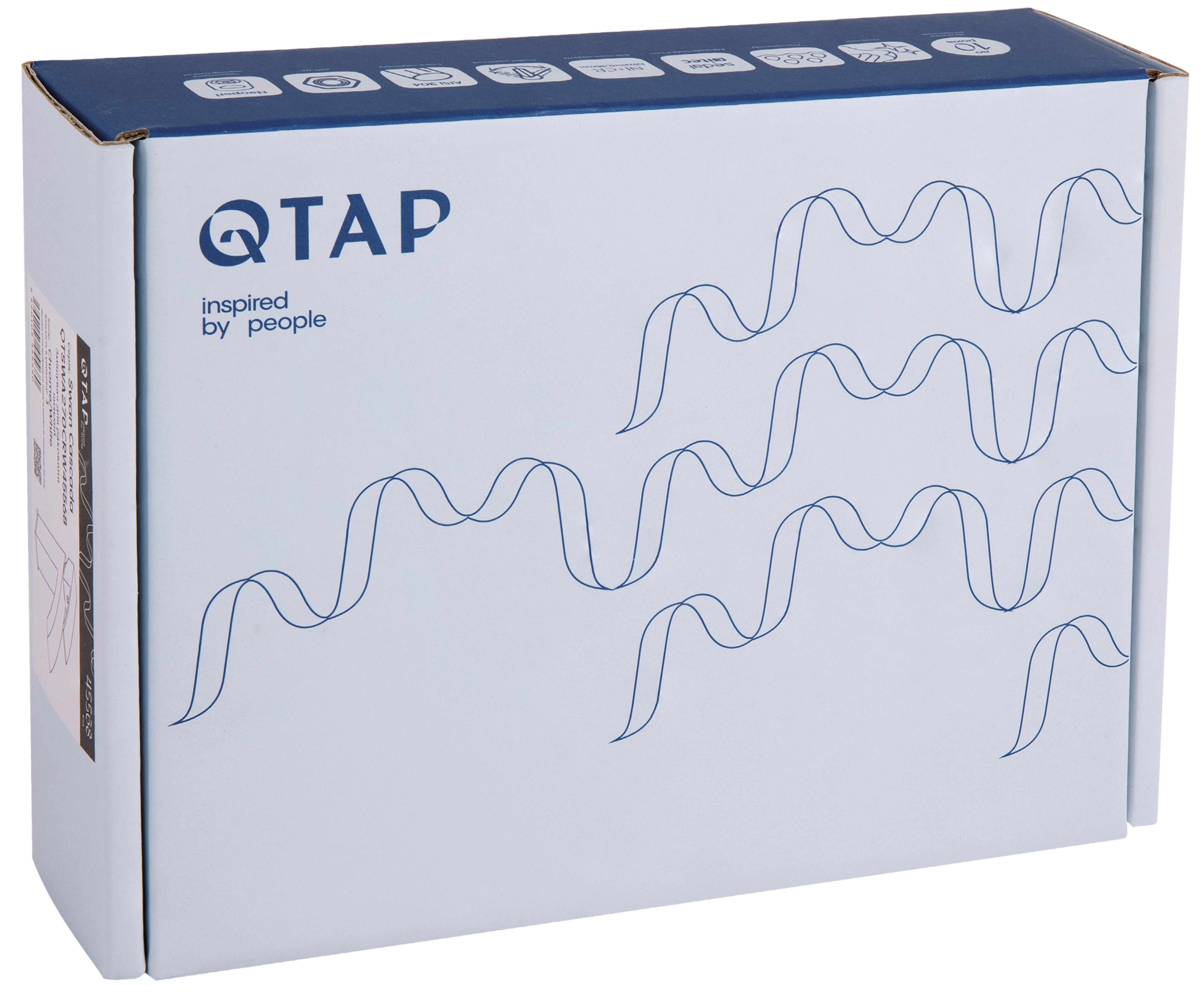 Смеситель Q-Tap Swan Cascada QTSWA270CRW45568 Chrome/White отзывы - изображения 5