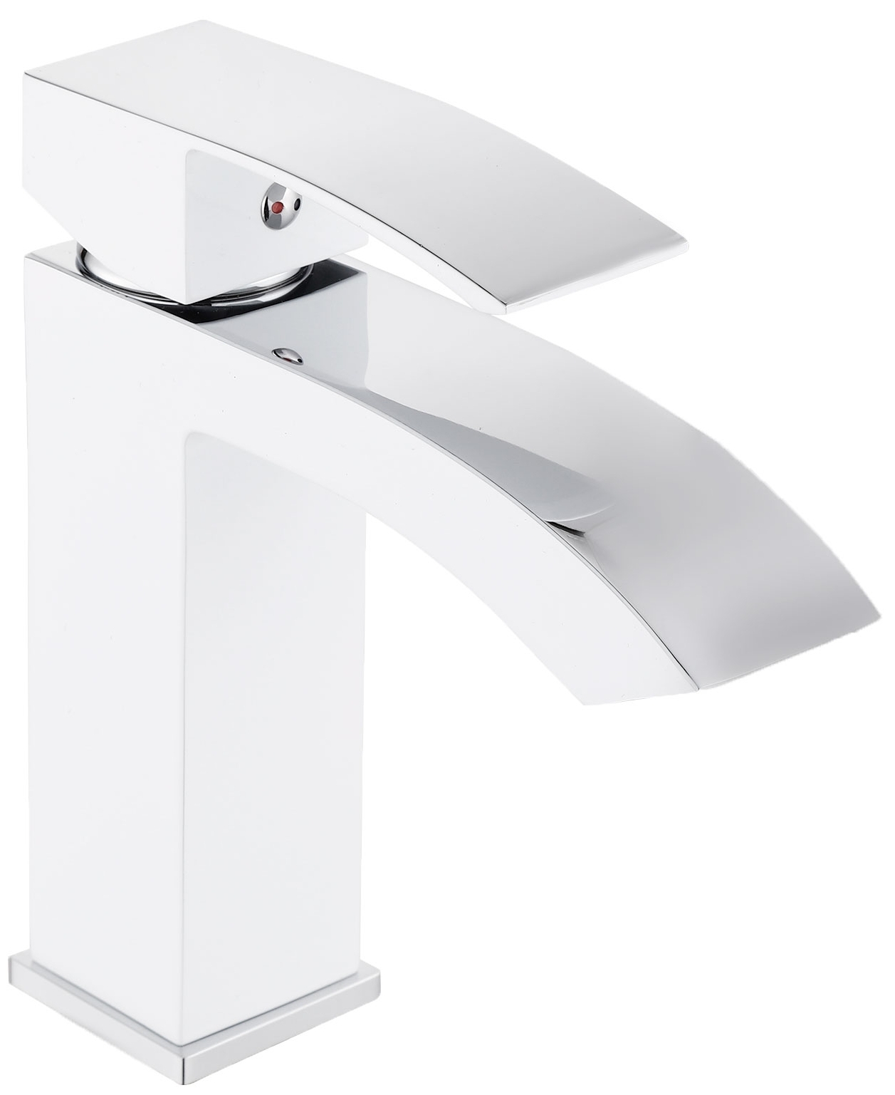 Смеситель Q-Tap Swan Cascada QTSWA270CRW45568 Chrome/White