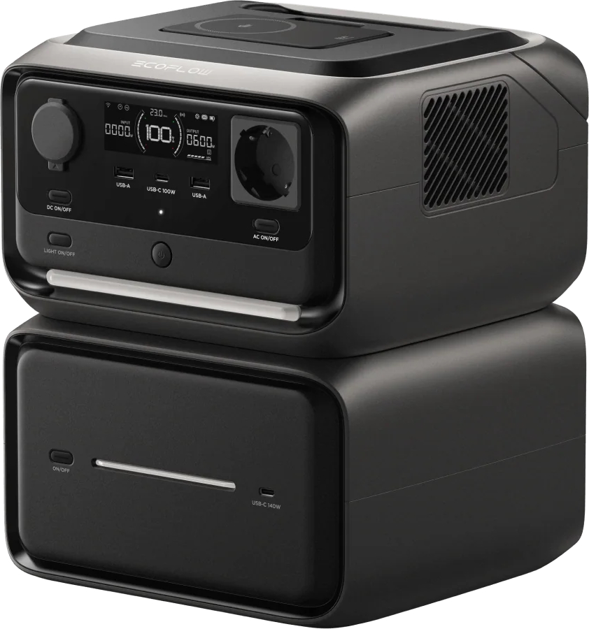 EcoFlow River 3 Max Plus Wireless, 600Вт / 858Вт*год