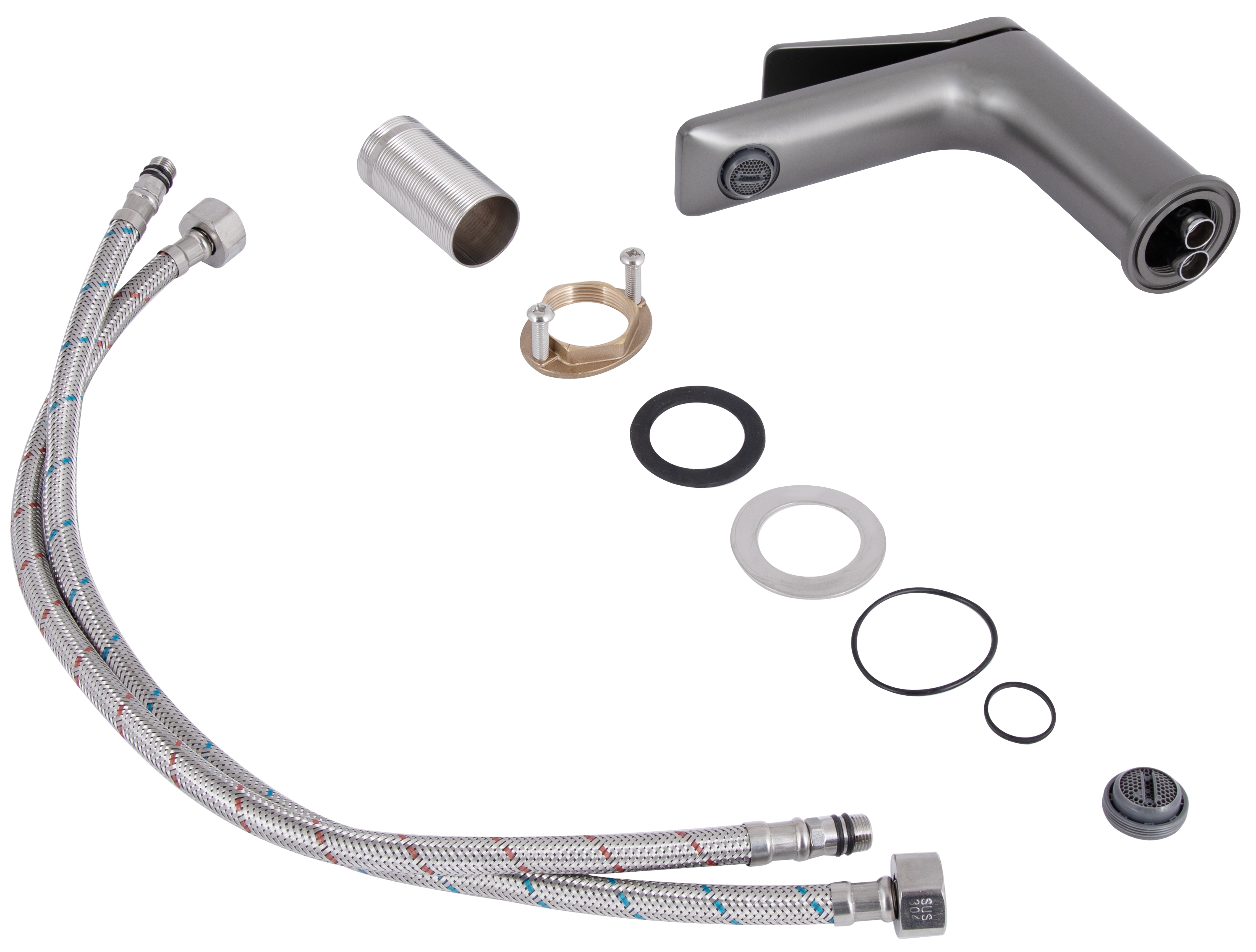 в продажу Змішувач Q-Tap Presto QTPRE270GRP45581 Graphite - фото 3