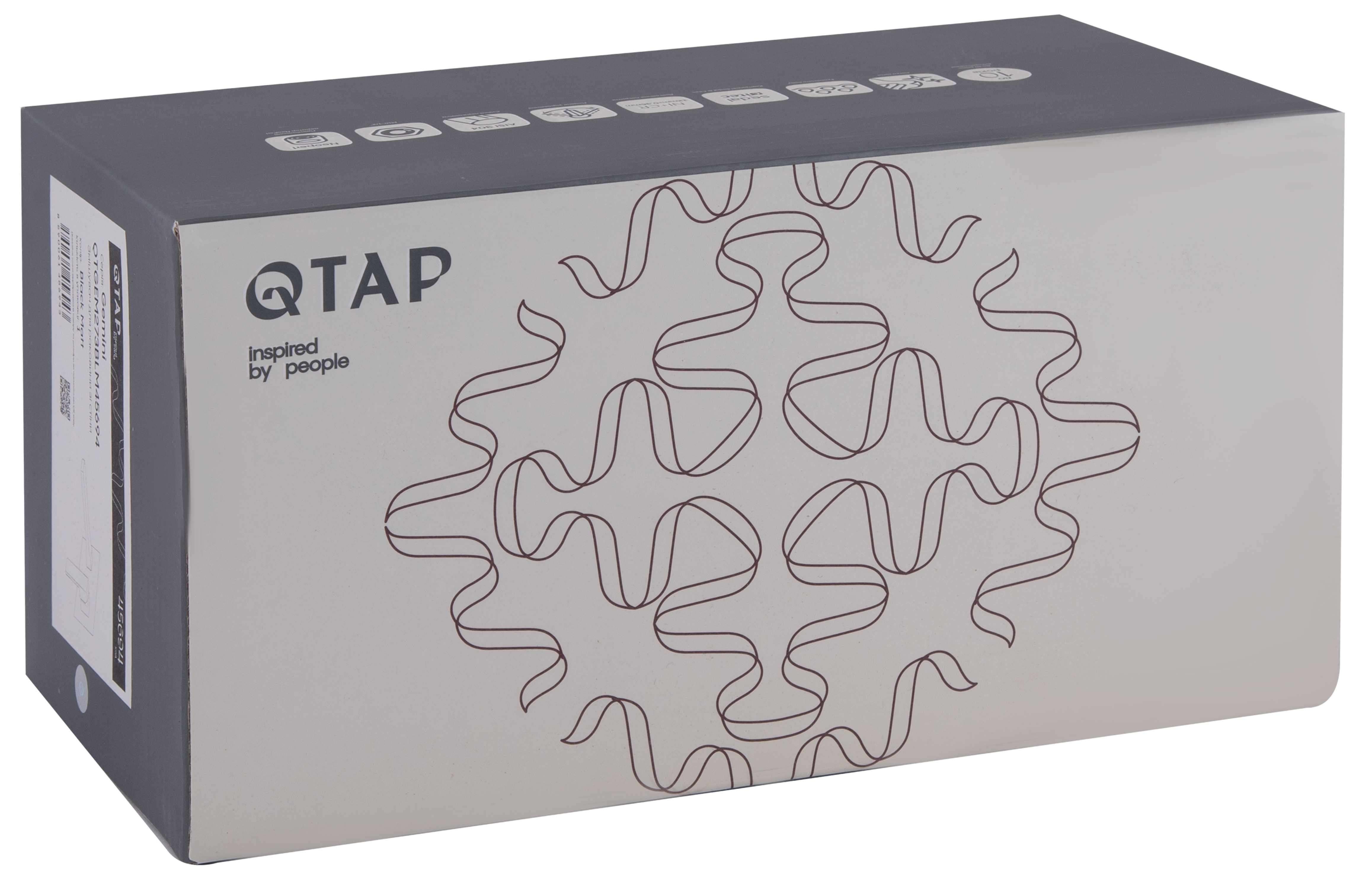 Змішувач Q-Tap Gemini QTGEM273BLM45694 Black Matt огляд - фото 8