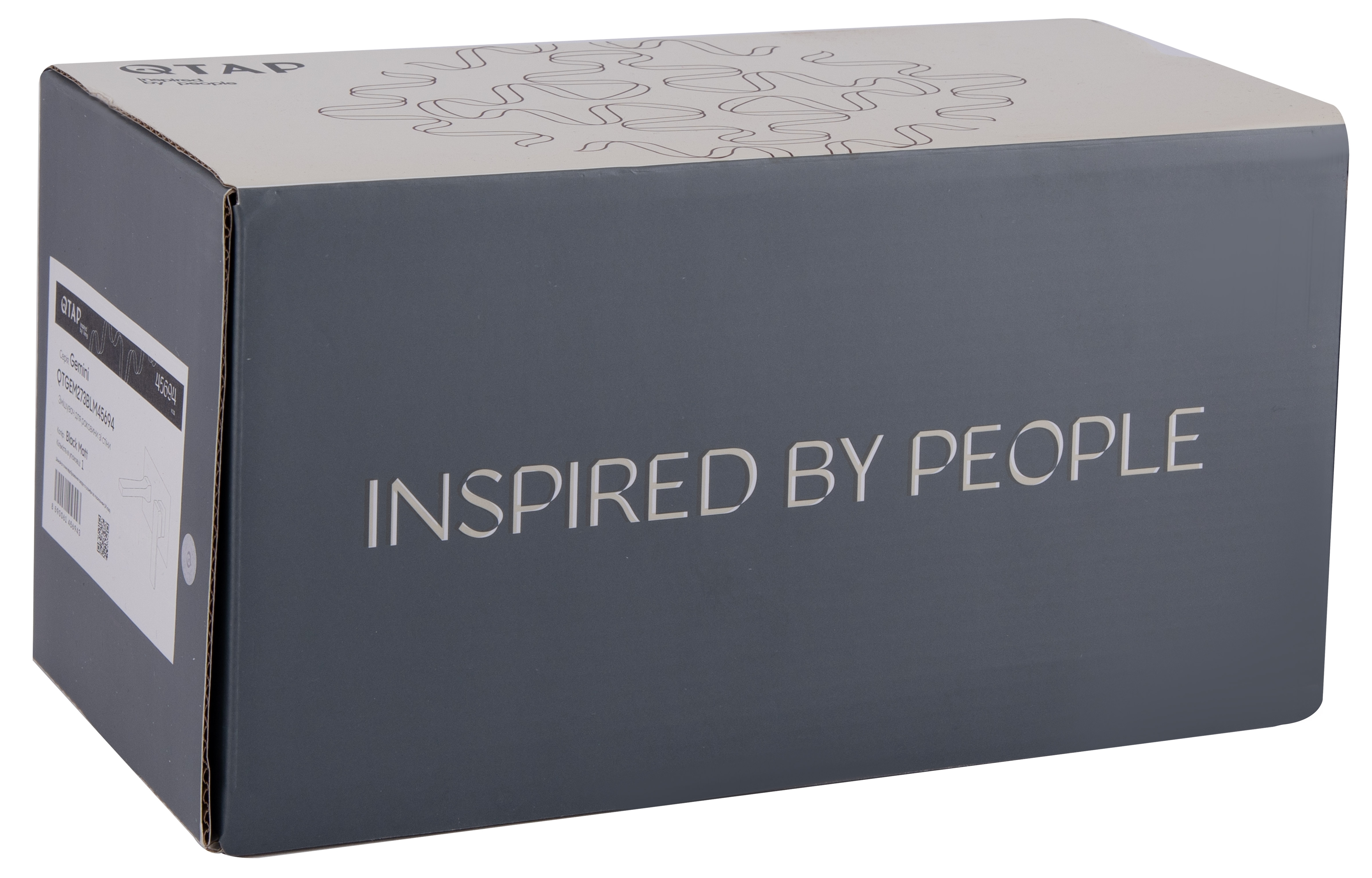 Змішувач Q-Tap Gemini QTGEM273BLM45694 Black Matt зовнішній вигляд - фото 9