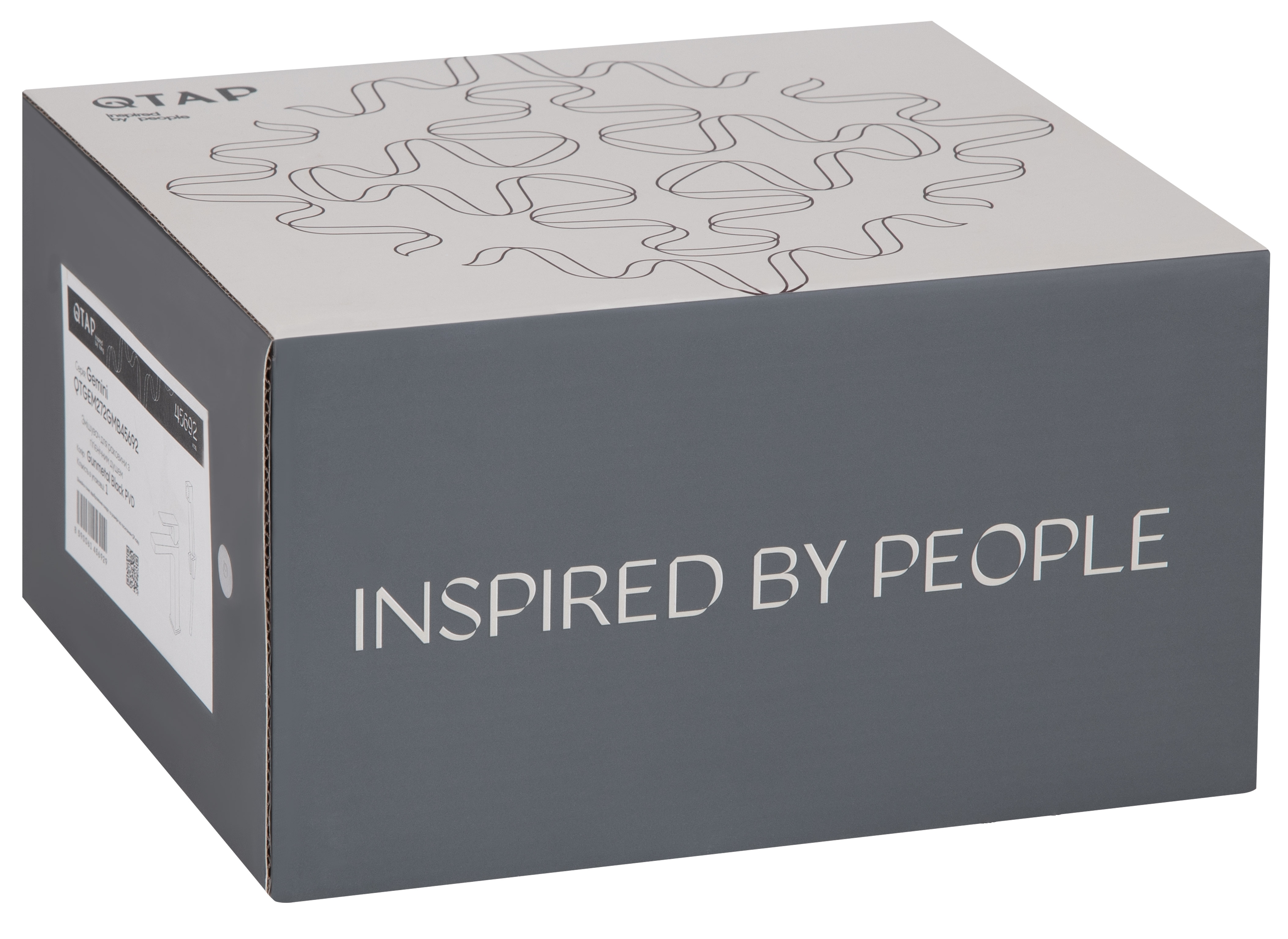 Змішувач Q-Tap Gemini (з гігієнічним душем) QTGEM272GMB45692 Gunmetal Black PVD огляд - фото 8