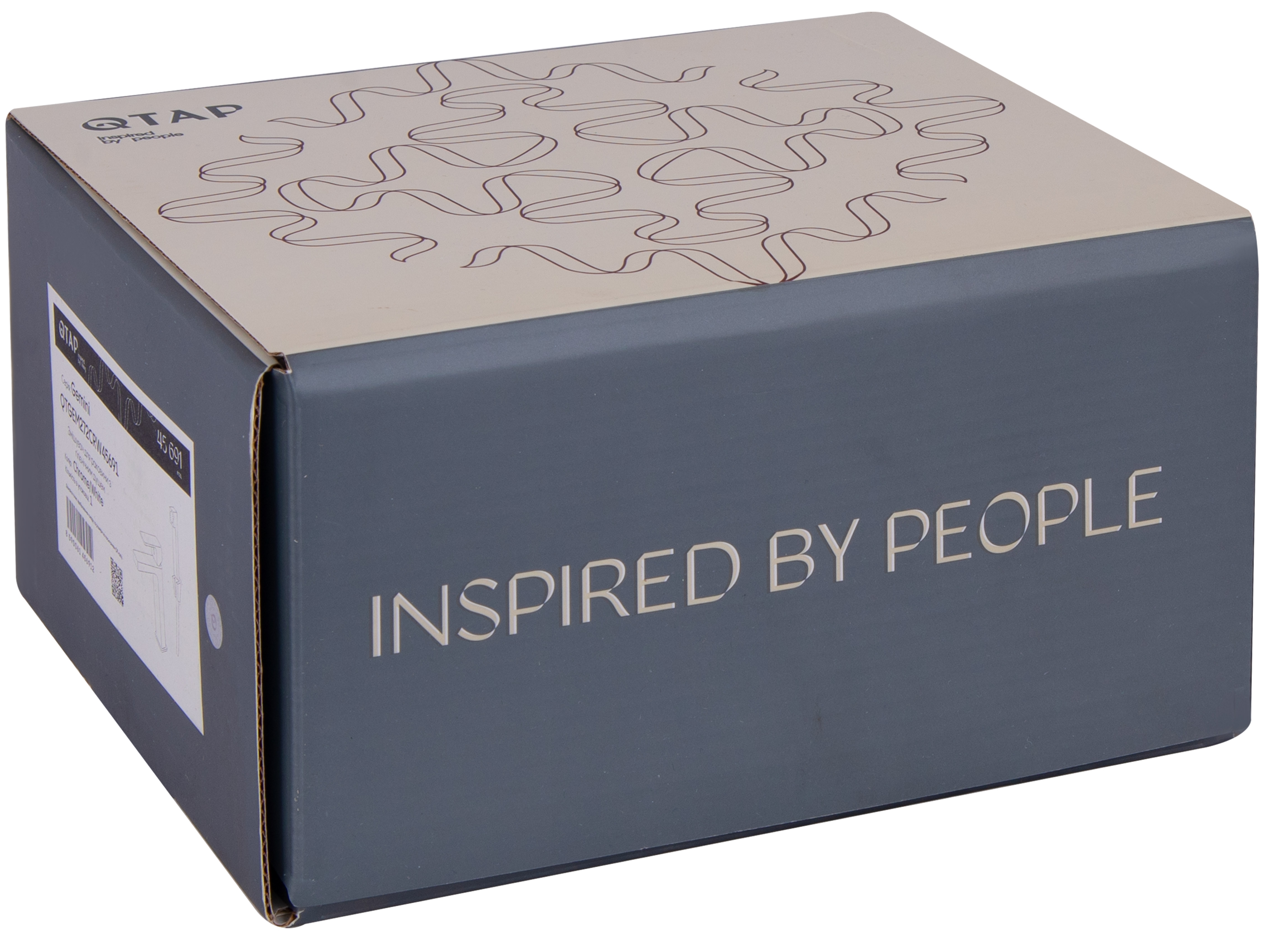 Змішувач Q-Tap Gemini (з гігієнічним душем) QTGEM272CRW45691 Chrome/White огляд - фото 8