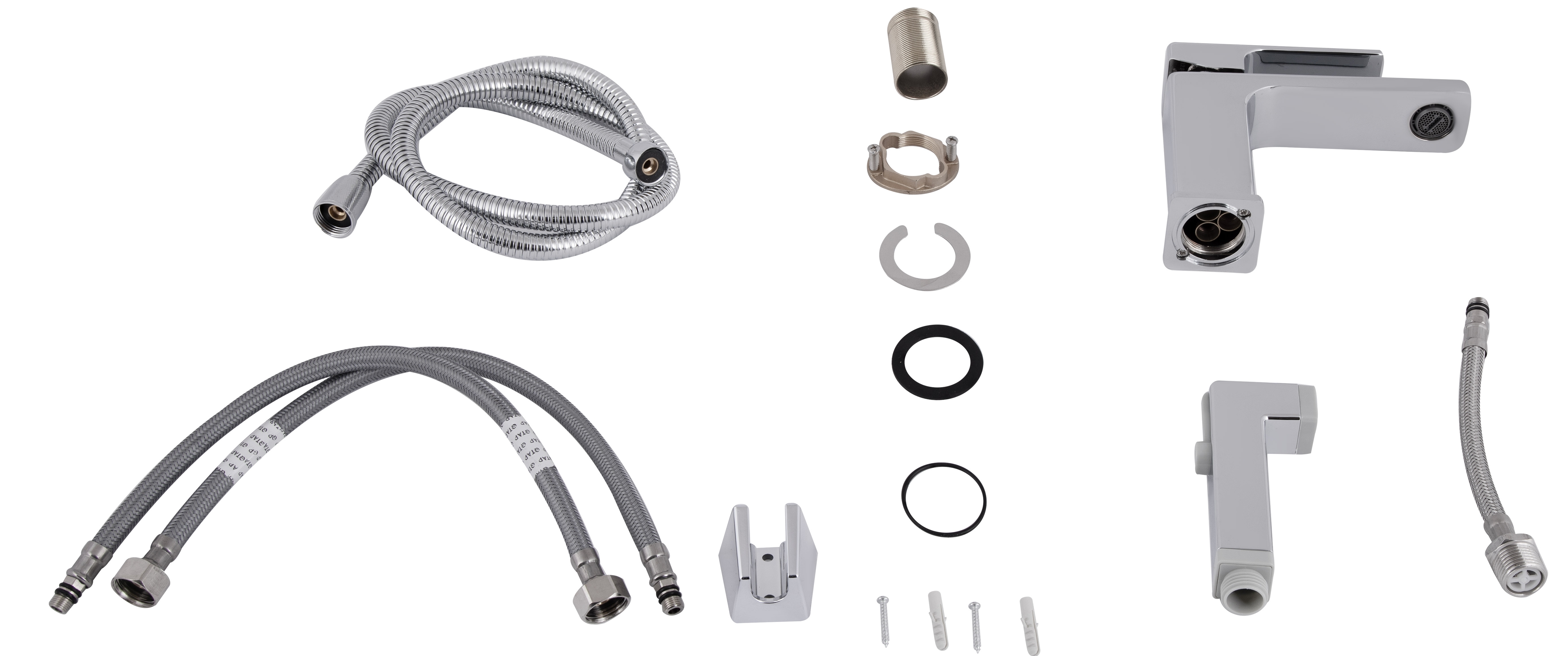 Змішувач Q-Tap Gemini (з гігієнічним душем) QTGEM272CRM45689 Chrome інструкція - зображення 6