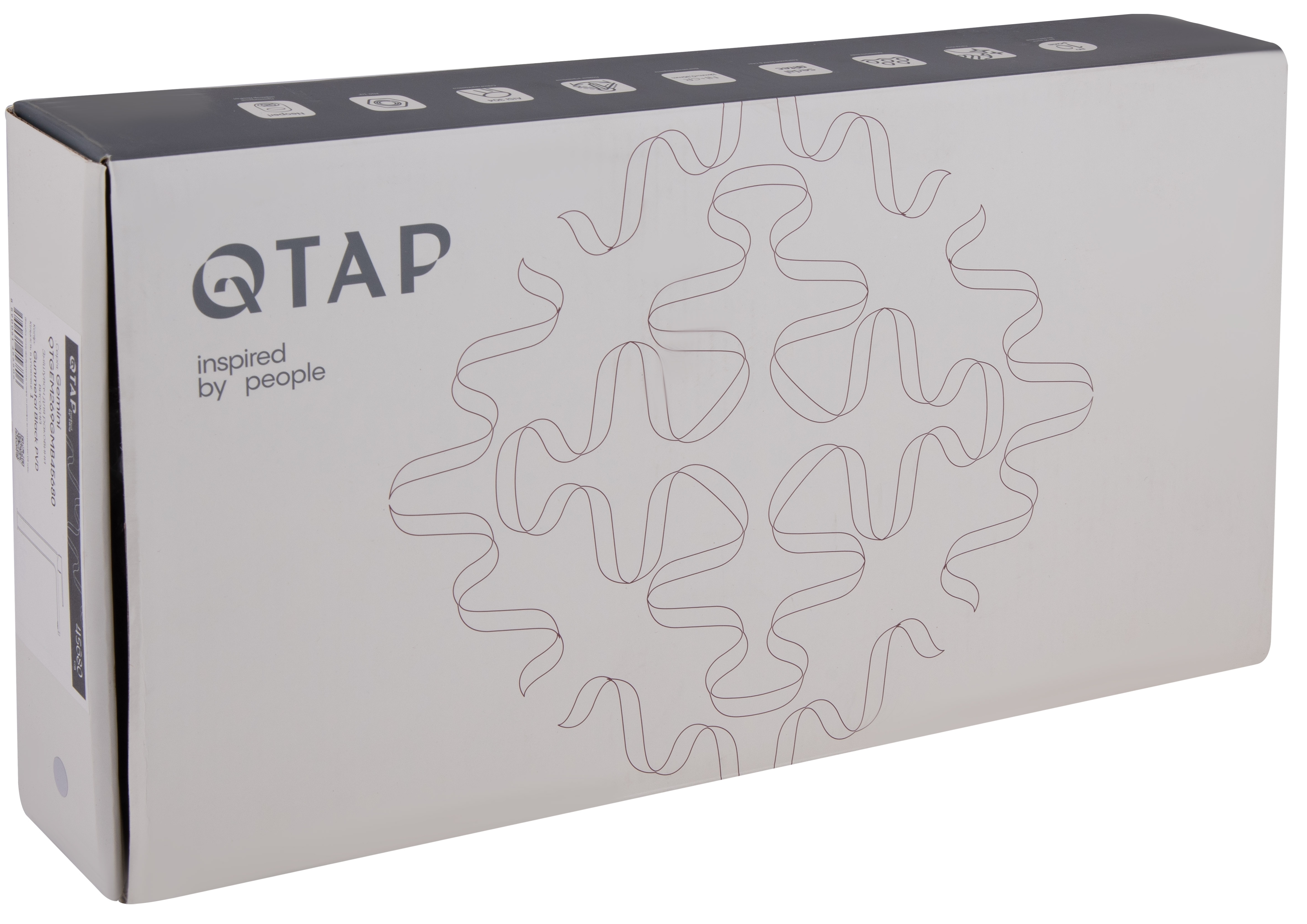 продаємо Q-Tap Gemini високий QTGEM269GMB45680 Gunmetal Black PVD в Україні - фото 4