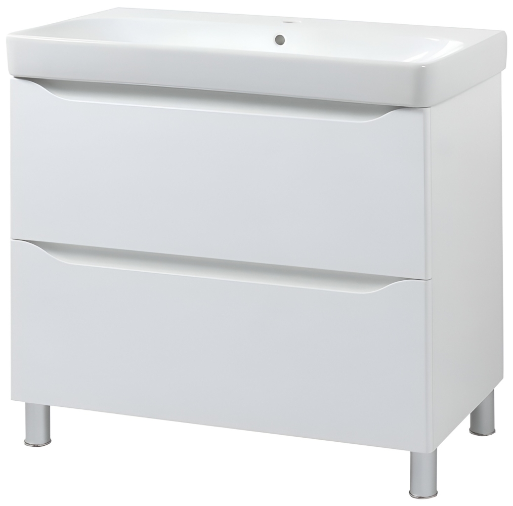 Air-Line 90 Smile Square White matt (SM-90 НБ+500.251.01.1)