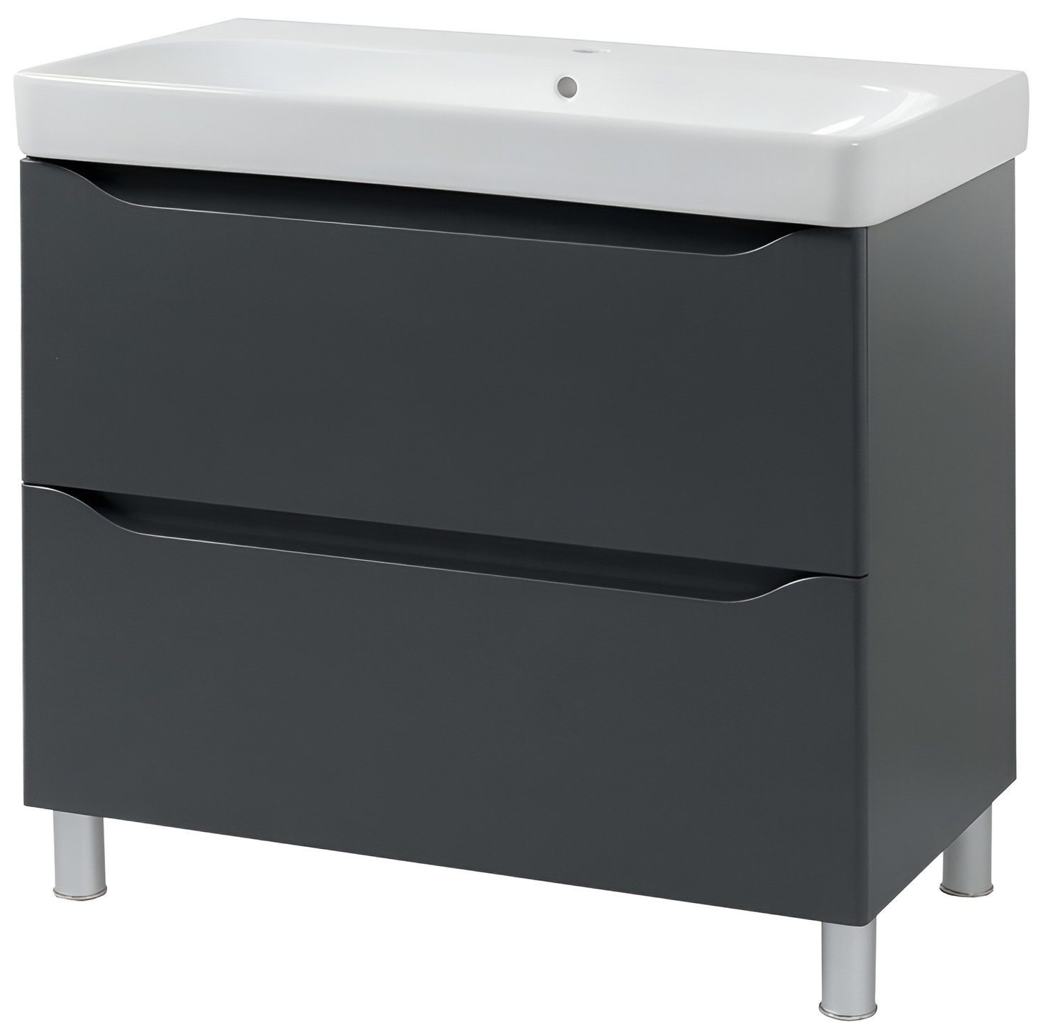 Air-Line 75 Smile Square Grey matt (SM-75 НС+500.249.01.1)