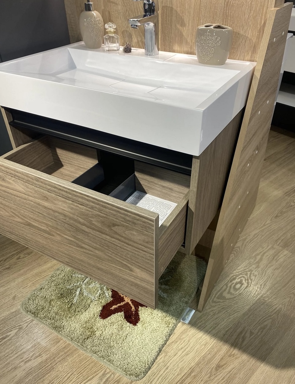 Тумба под умывальник Fancy Marble Palma 700 Орех Барселона (Palma 700-1) цена 5600 грн - фотография 2