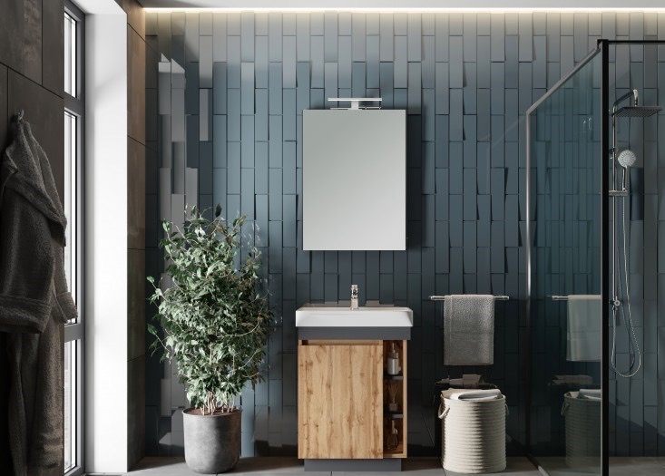 Тумба с умывальником Juventa Utah дуб вотан (Ut-50) цена 6594 грн - фотография 2