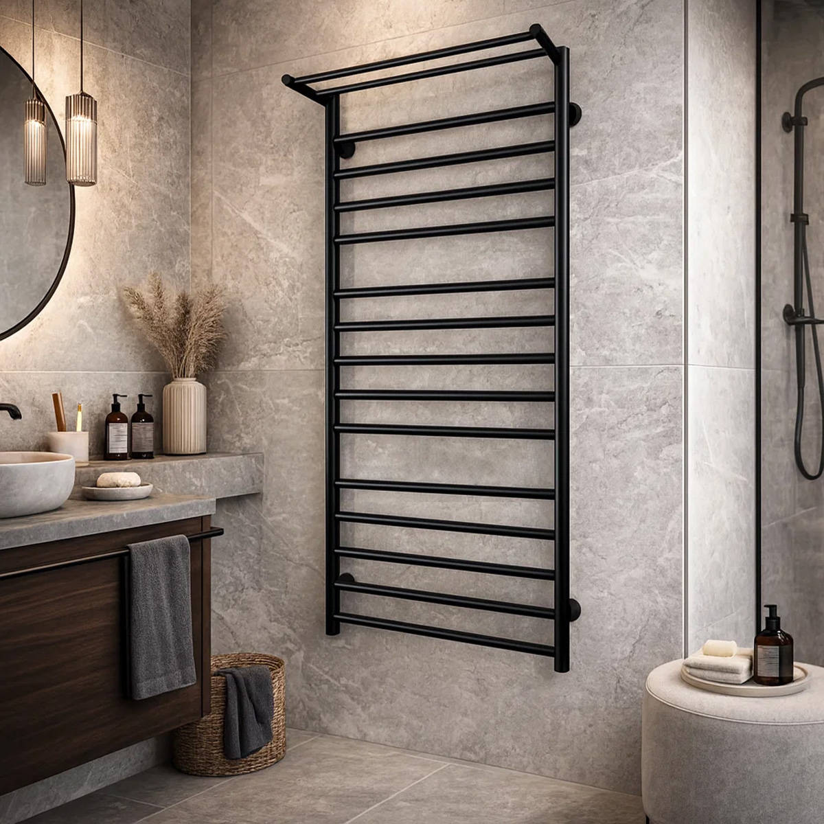 Рушникосушка Devit Allround П15 500х1200 (AL5001200EBS) ціна 9858 грн - фотографія 2