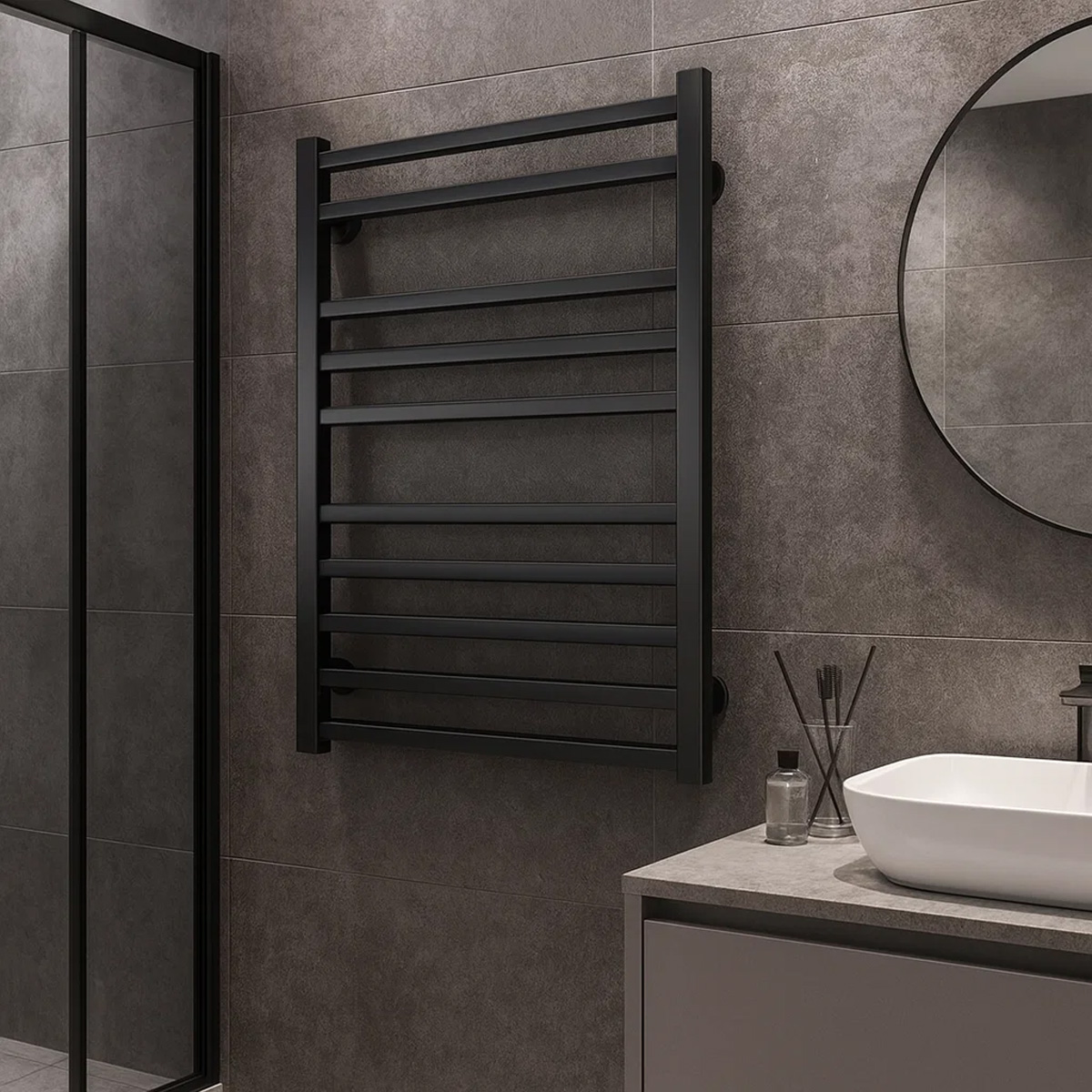 в продажу Рушникосушка Devit Universal П10 500х800 (UN500800EBS) - фото 3