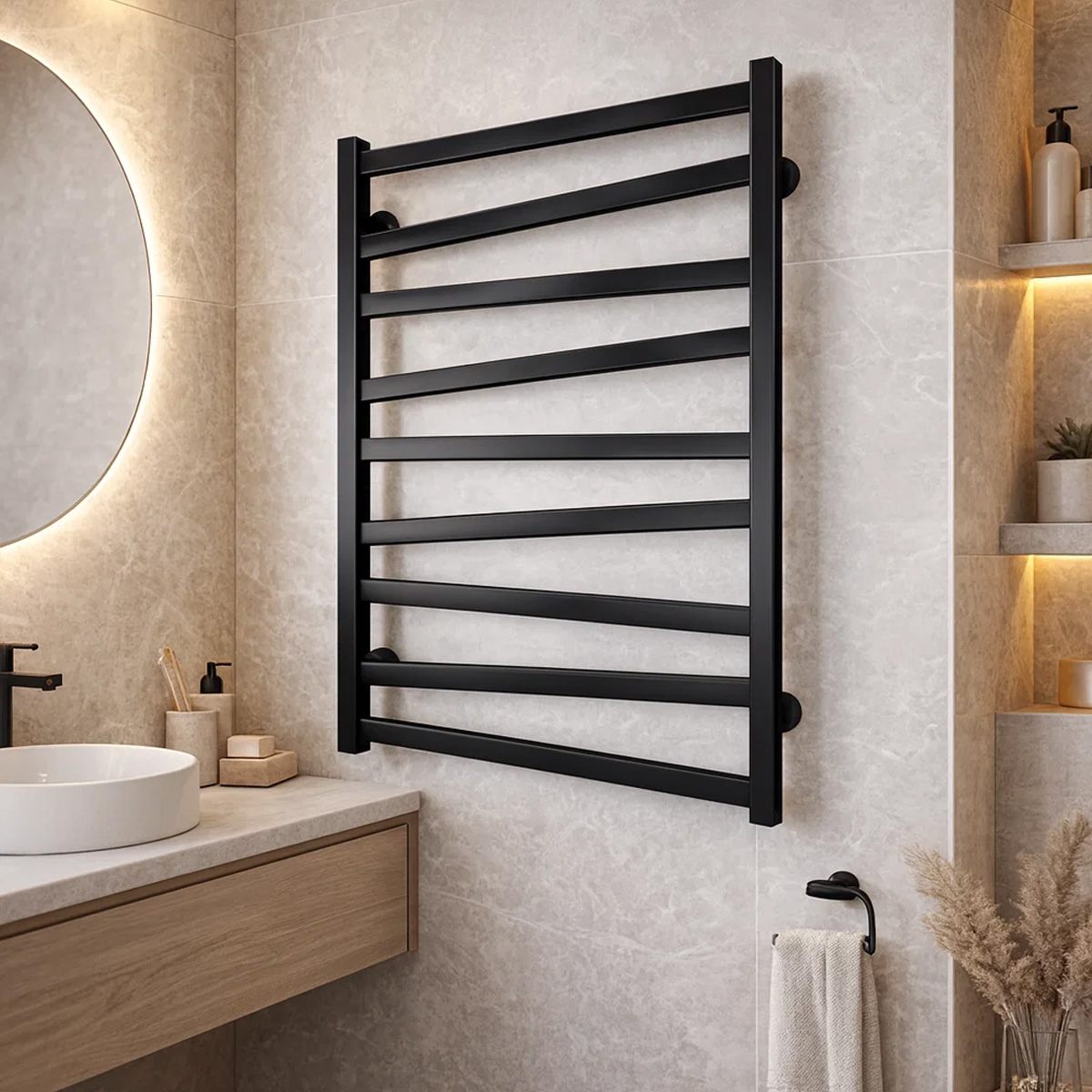 Рушникосушка Devit Style П9 500х800 (ST500800EBS) ціна 13340 грн - фотографія 2