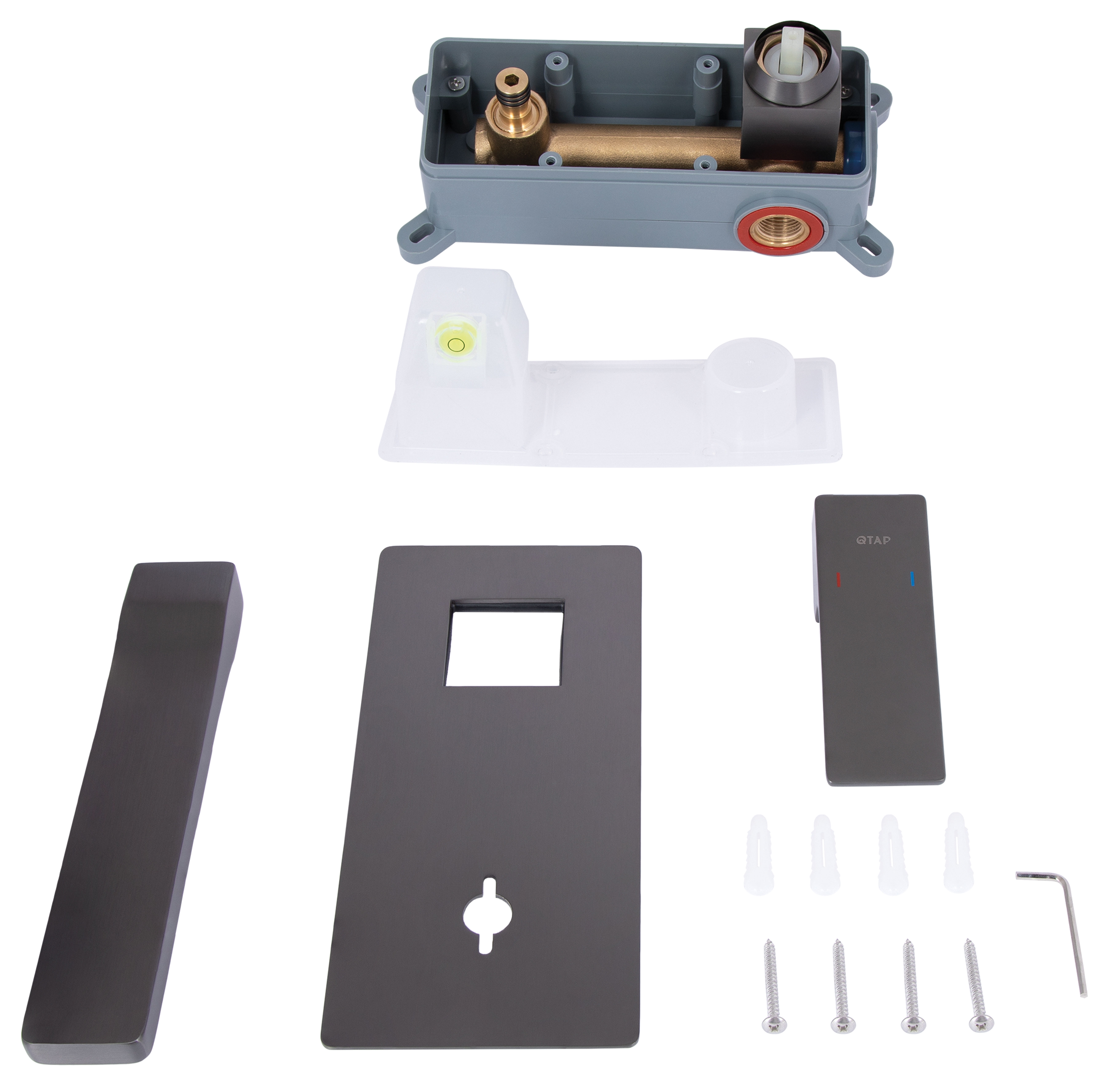 Змішувач Q-Tap Gemini QTGEM273GMB45695 Gunmetal Black PVD характеристики - фотографія 7