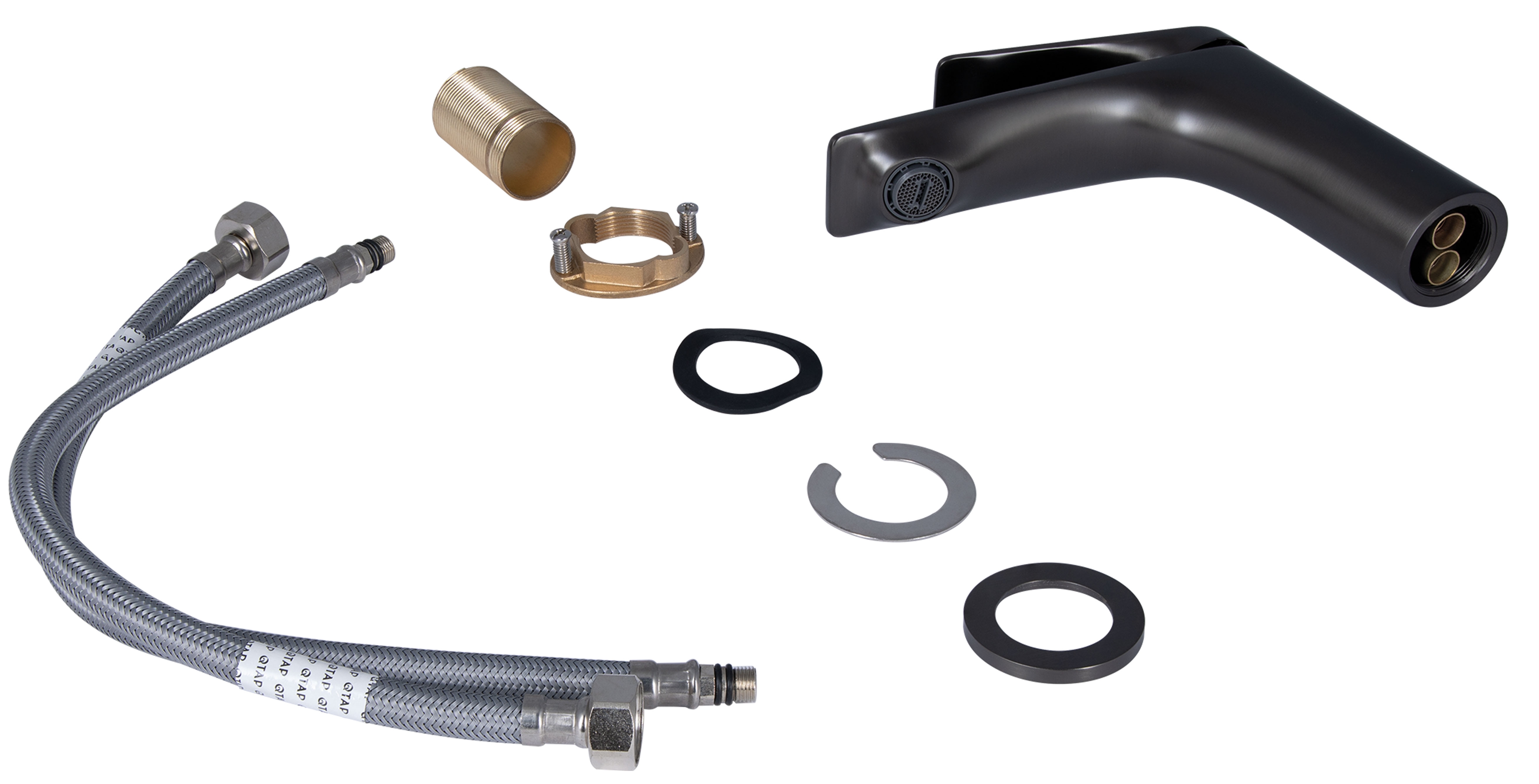 в продаже Смеситель Q-Tap Vlasta New QTVLA270GMB45641 Gunmetal Black PVD - фото 3