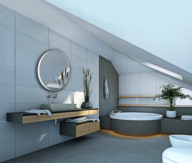 в продажу Зеркало J-Mirror Inox R White 800x800 LED - фото 3