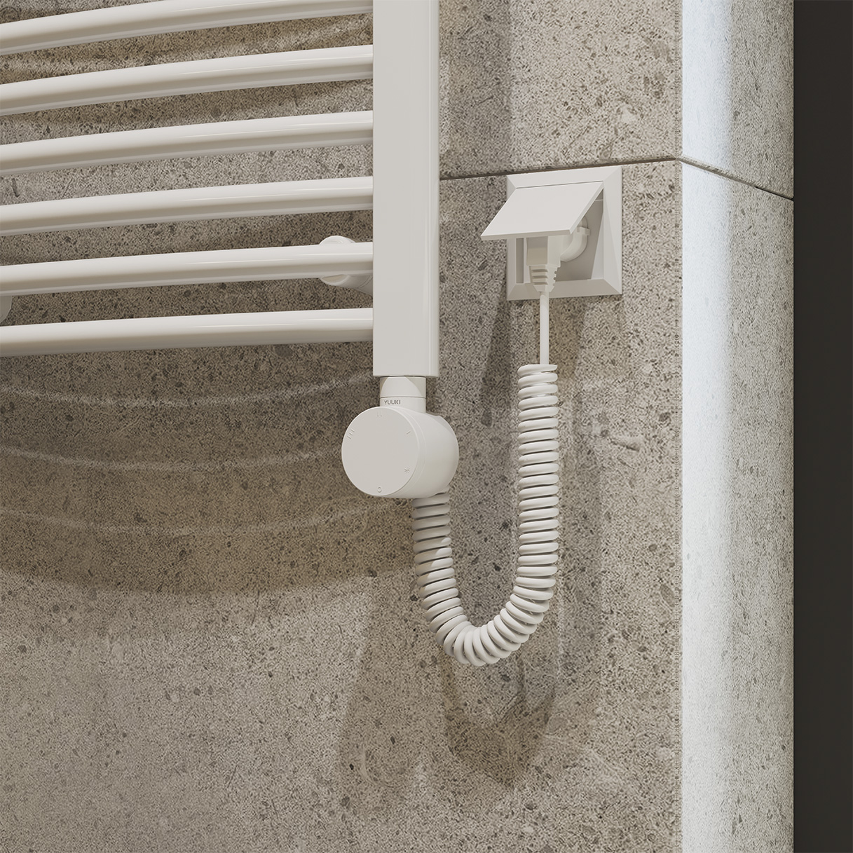 Рушникосушка Instal Projekt OMERE-50/90 (YUUKI-03C1) White ціна 16209 грн - фотографія 2