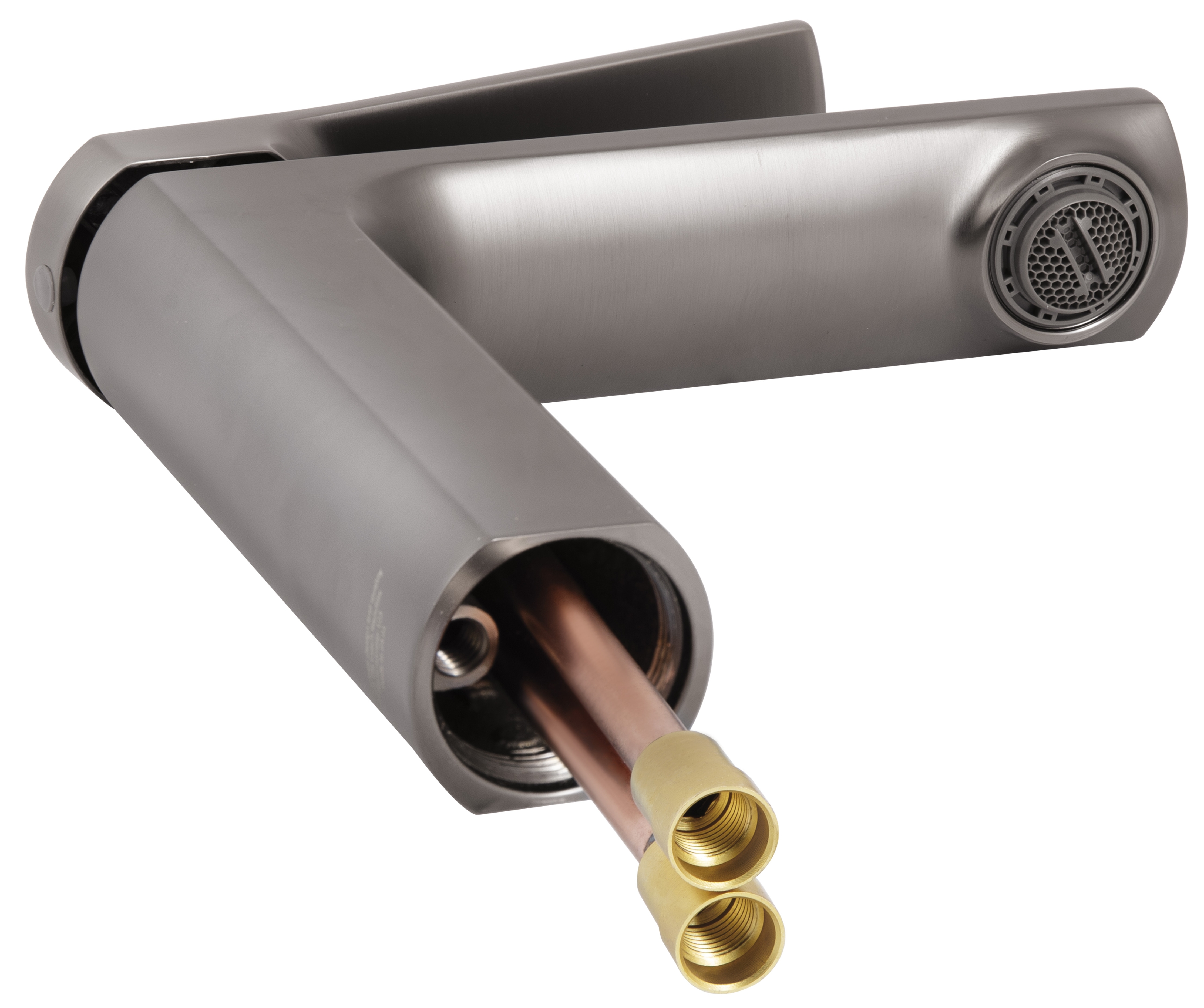 Смеситель Q-Tap Slavonice QTSLA270GMB45924 Gunmetal Black PVD цена 4678 грн - фотография 2