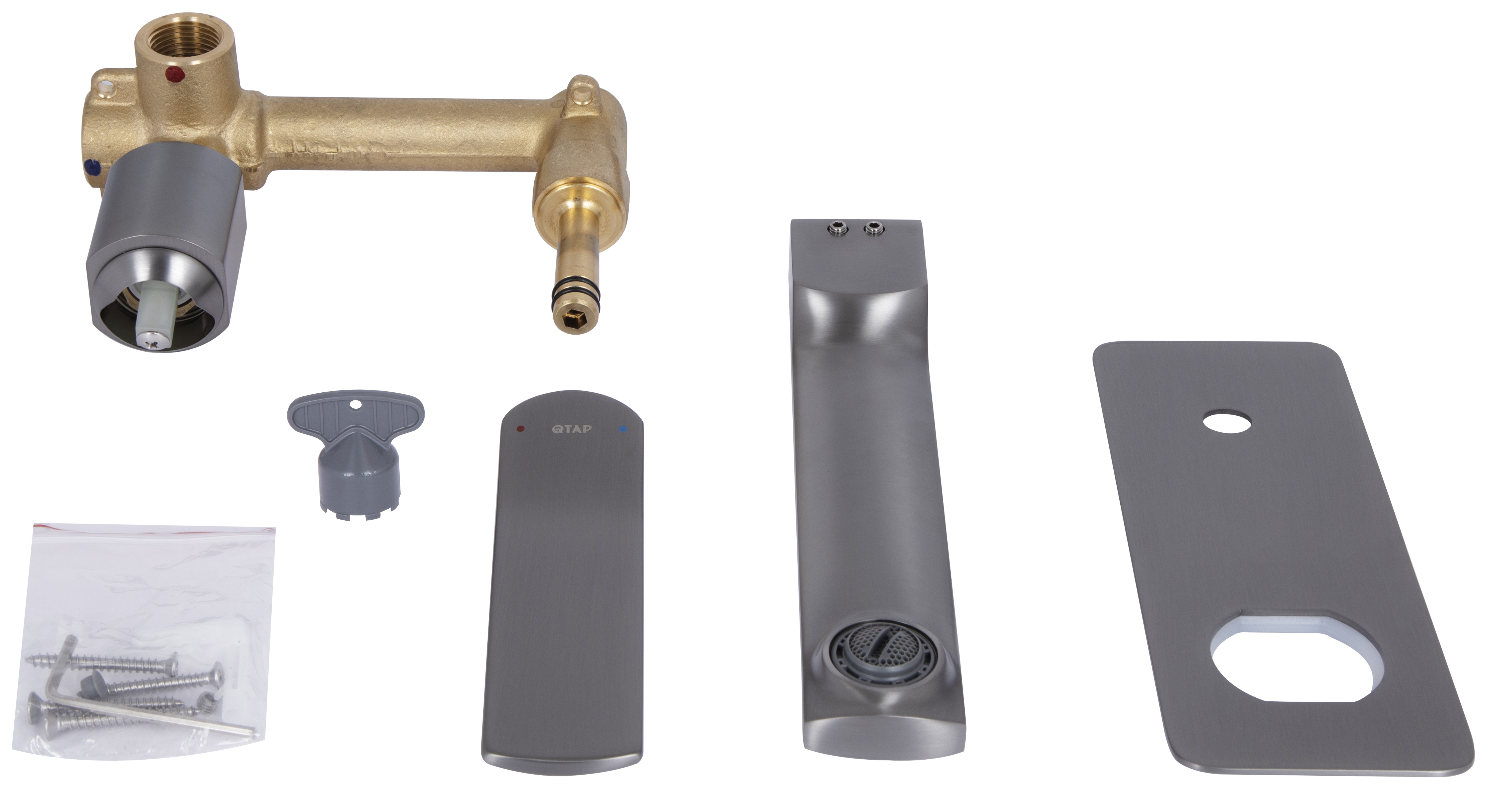 Смеситель Q-Tap Slavonice QTSLA273GMB45920 Gunmetal Black PVD инструкция - изображение 6