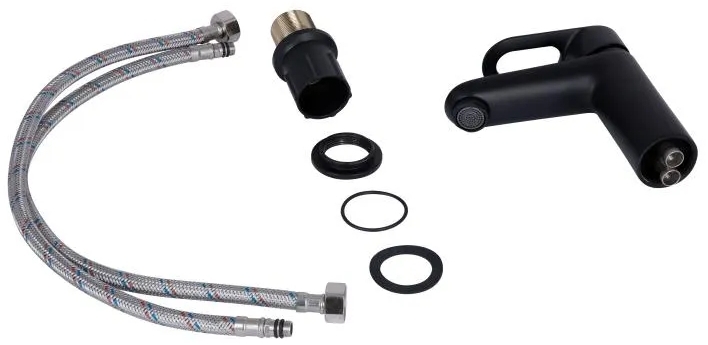 Змішувачі для кухонної мийки Lidz Latwa 001 LDLAT001BLA45418 ціна 875 грн - фотографія 2