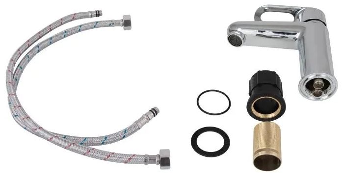 в продажу Змішувачі для кухонної мийки Lidz Latwa 001 LDLAT001CRM45412 - фото 3