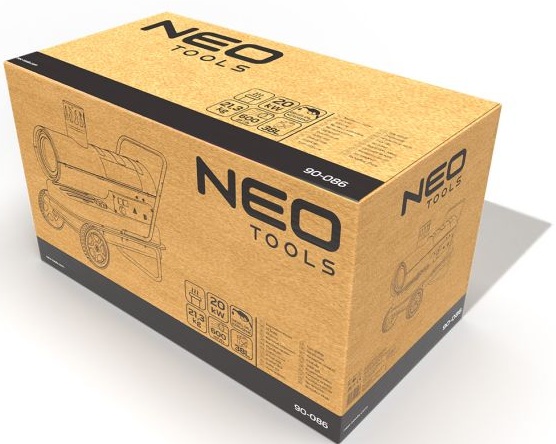 огляд товару Теплова гармата Neo Tools 90-086 - фотографія 12