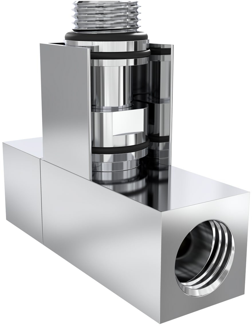 в продаже Кран угловой Laris 1/2"х1/2" Кватро (LX-855) (71401053) - фото 3