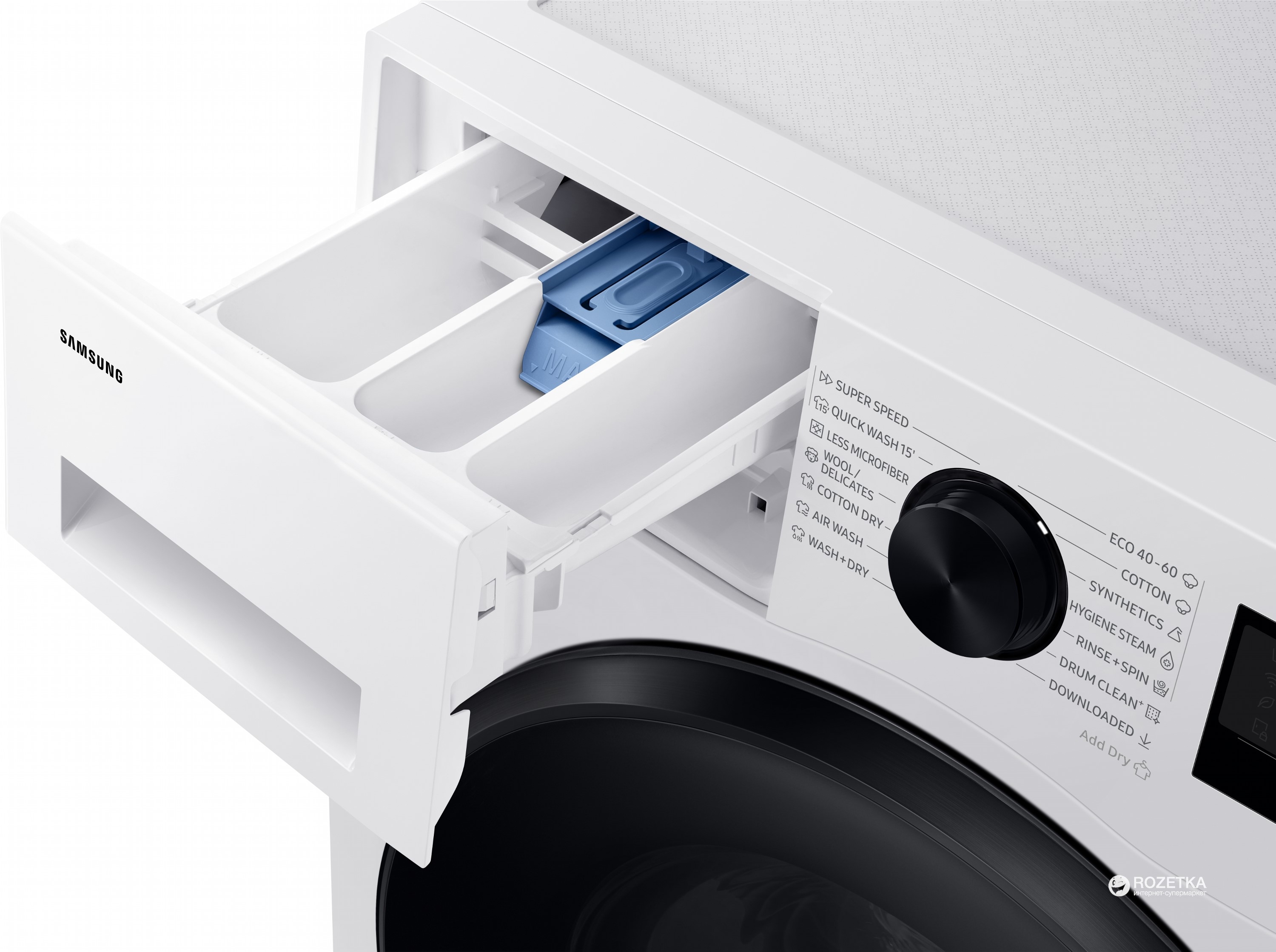 Прально-сушильна машина Samsung WD90DG5G34BELE зовнішній вигляд - фото 9