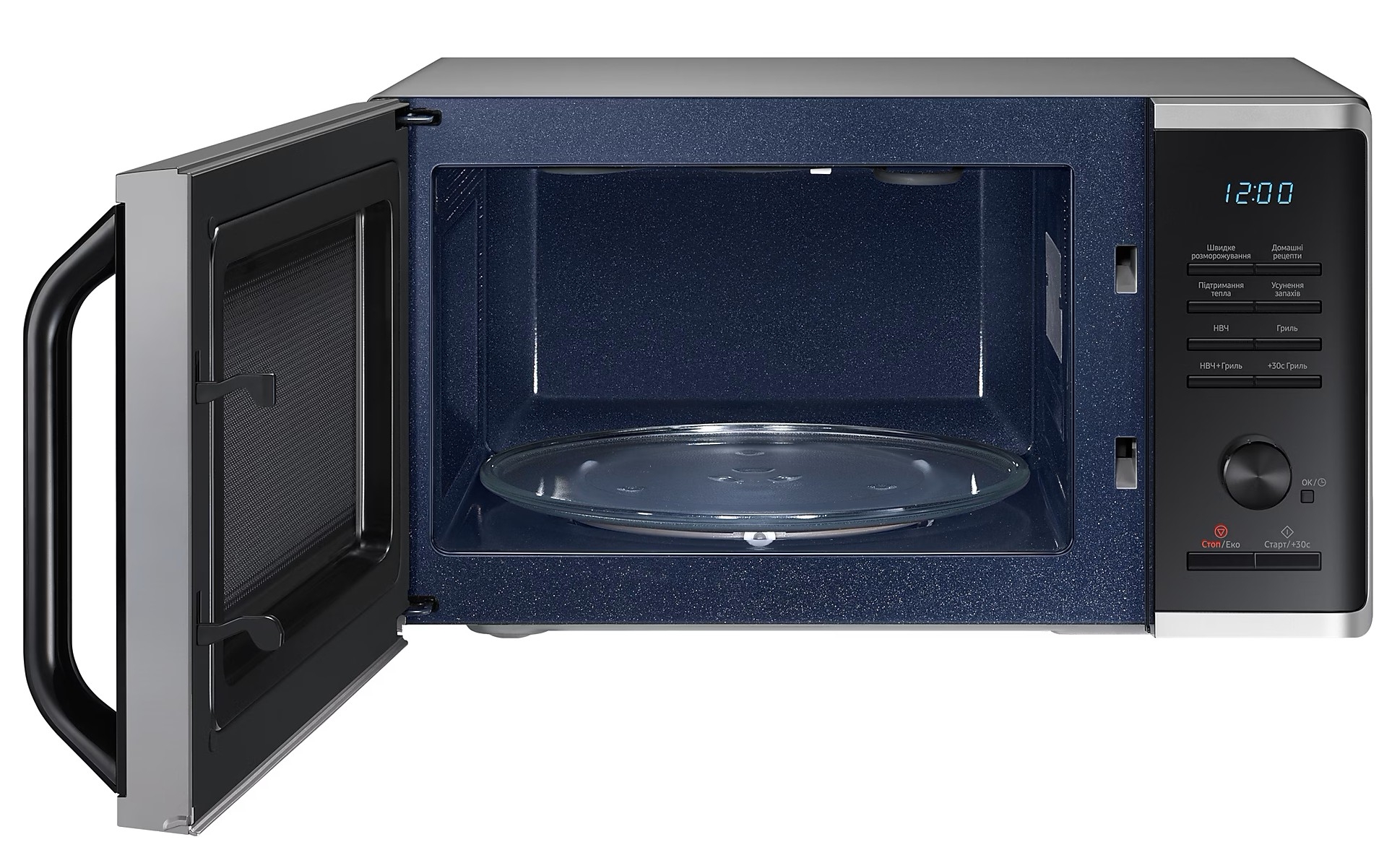 Мікрохвильова піч Samsung MG23K3515AS/UA зовнішній вигляд - фото 9