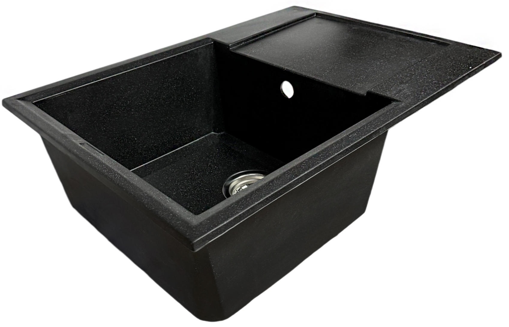 Кухонна мийка Adamant Horizon Medium 700x500x230мм чорна (4824296104503) ціна 6114 грн - фотографія 2