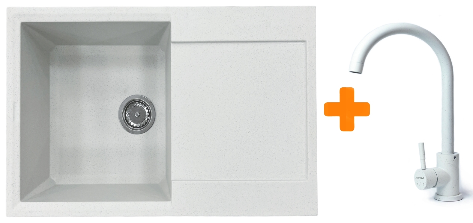 Кухонная мойка Adamant Horizon 780x495x230мм old stone (182496911510) цена 5887 грн - фотография 2