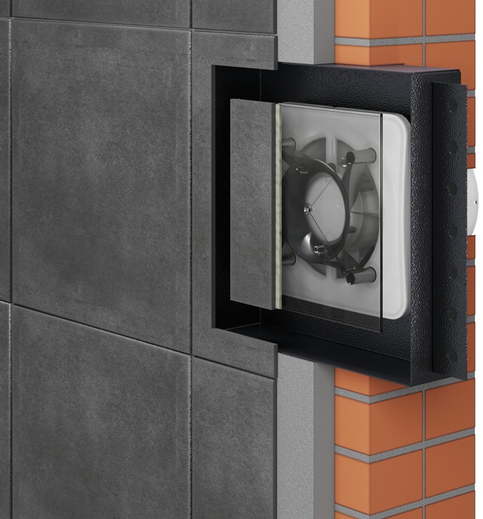 Вытяжной вентилятор Вентс 100 Стоун Т черный цена 4233 грн - фотография 2