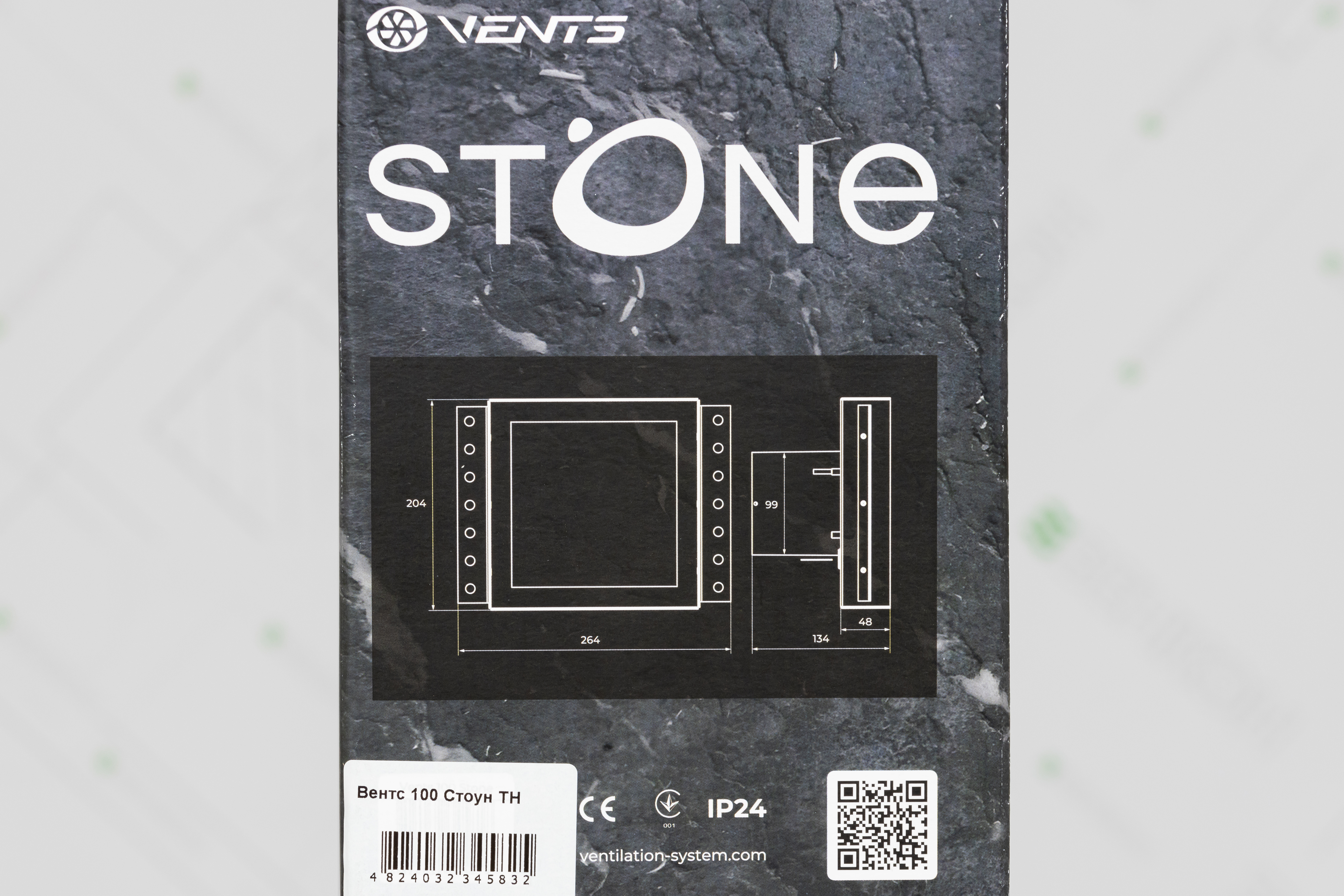 Вентс 100 Стоун ТН чорний в магазині в Києві - фото 10