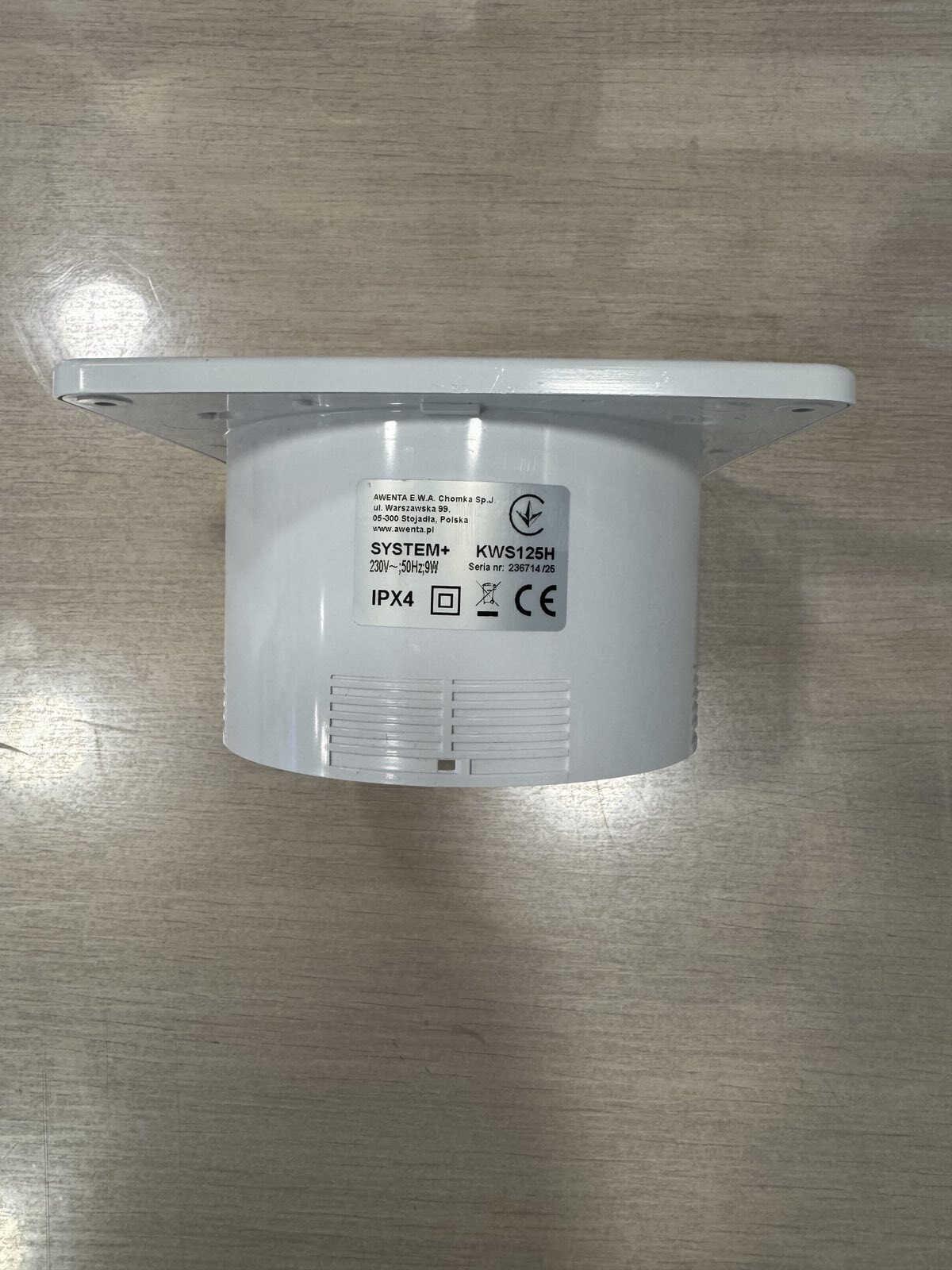 Вытяжной вентилятор Awenta System+ Silent KWS125H уценка инструкция - изображение 6