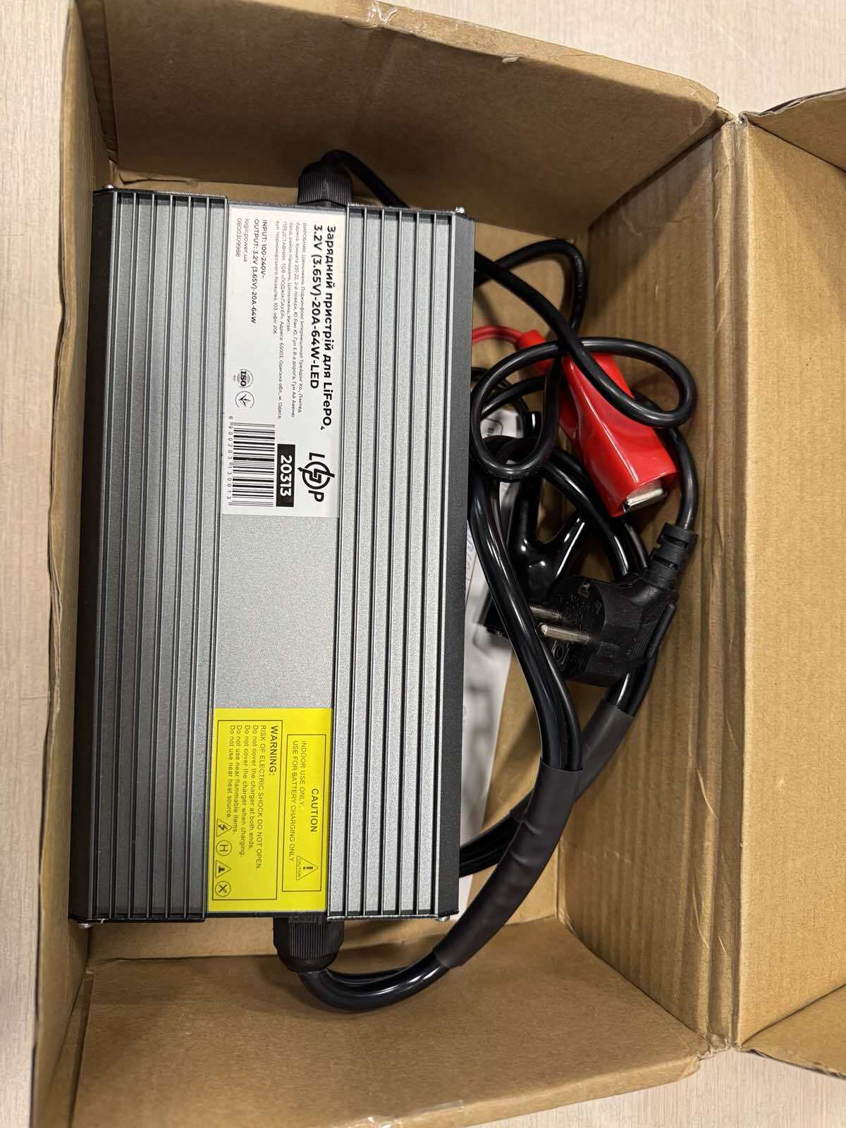 в продаже Зарядное устройство для аккумуляторов LogicPower LiFePO4 3.2V (3.65V)-20A-64W-LED уценка - фото 3